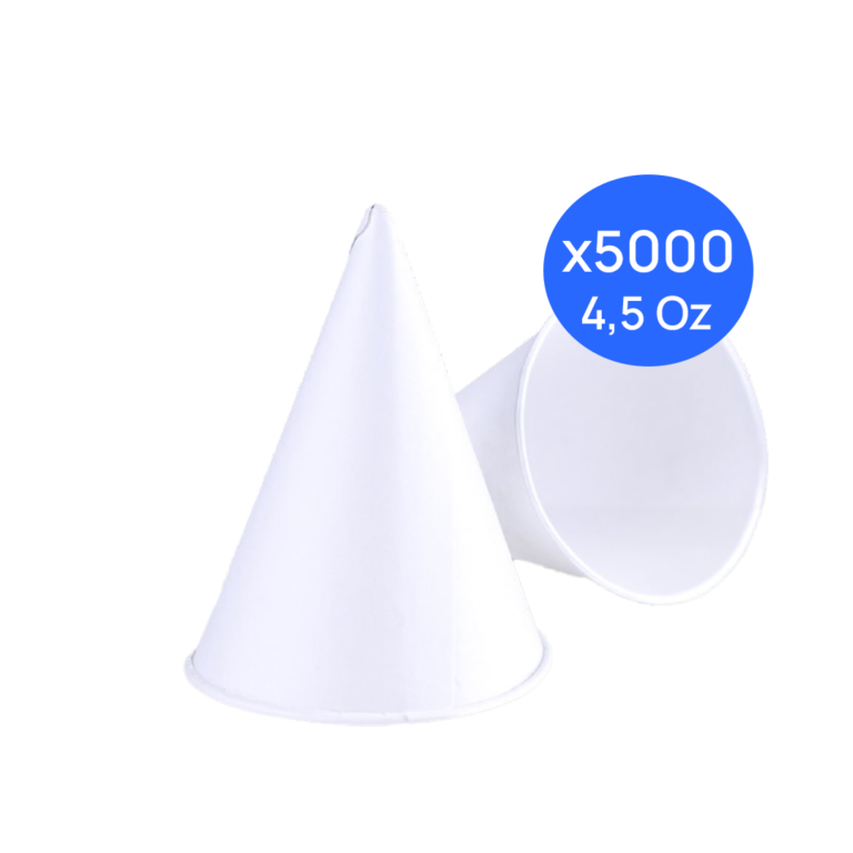Vasos Cónicos Polipapel 4,5 Oz